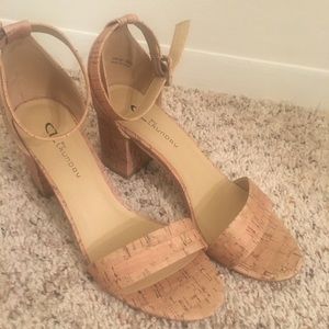 CL BY LAUNDRY block-heel sandals